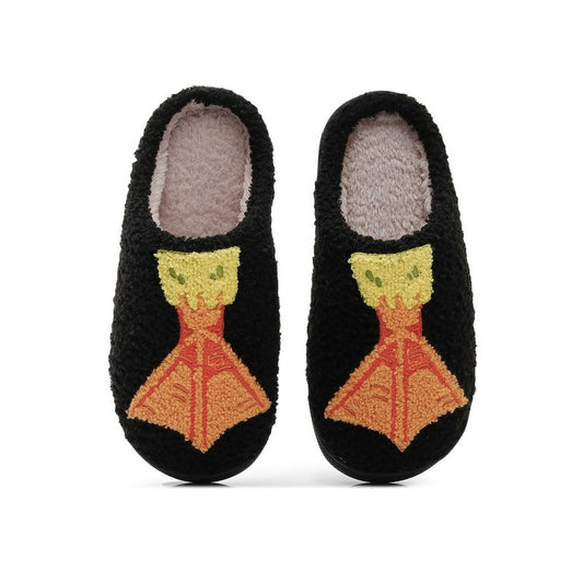 Plusock Cozy Duck Paw Plush Mule Slippers - Black - EU44-45(US10-11) - image 0