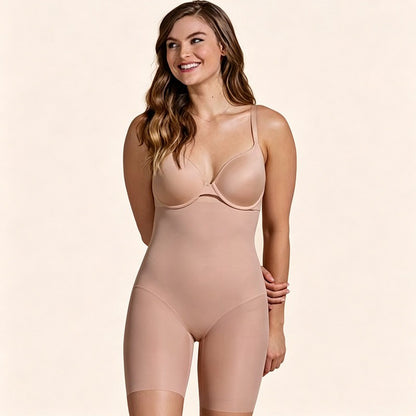 Plusock Sculpting Underbust Tummy Control Mid Thigh Shapewear - image 3