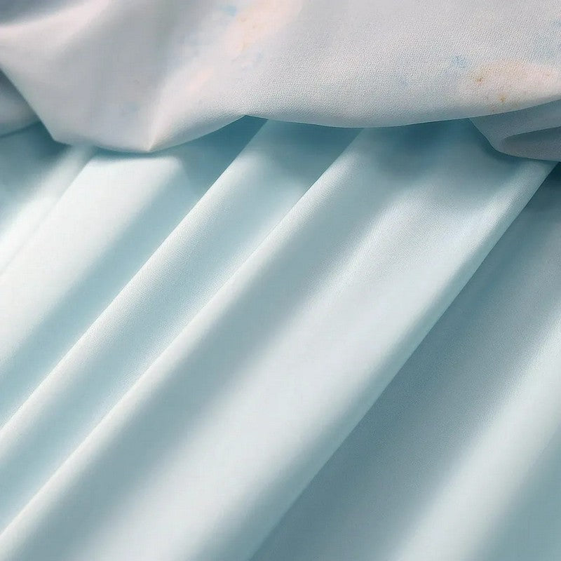 Plusock Floral Lace Trim Three Piece Skirt Set for Summer Days - image 7