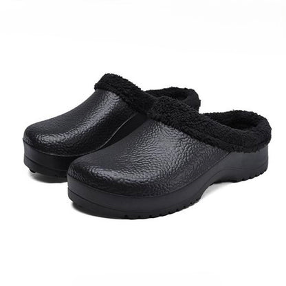 Plusock Cozy Fleece Lined Work Shoes - Black - EU45(US11) - image 3