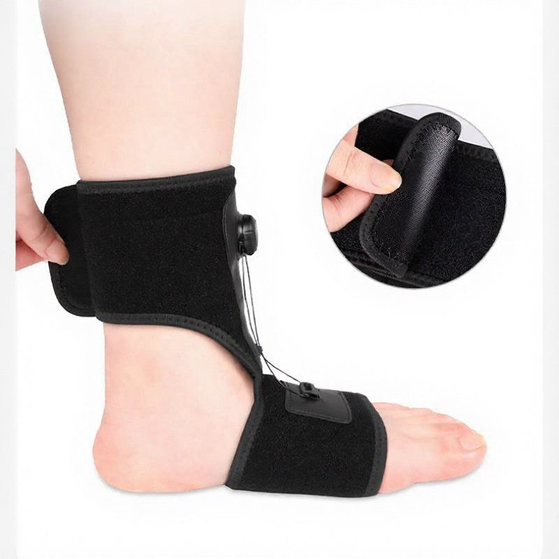 Plusock Foot Drop Correction Ankle Brace - Black - One Size - image 0