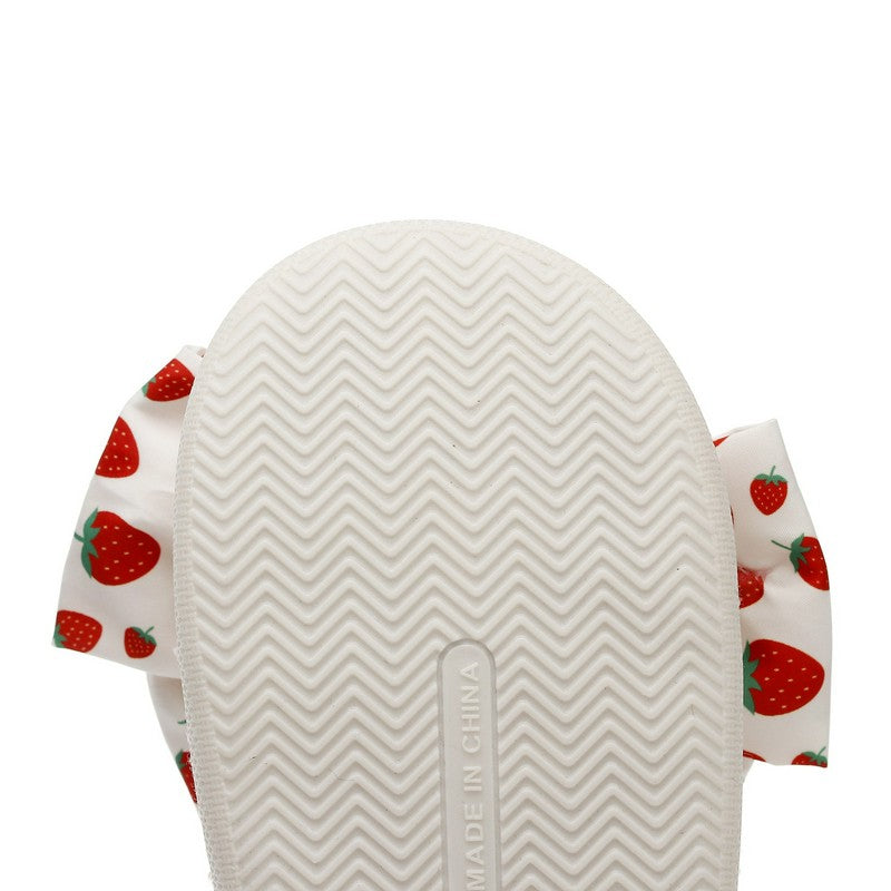 Plusock Strawberry Bow Slippers - image 8