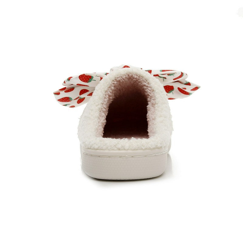 Plusock Strawberry Bow Slippers - image 5