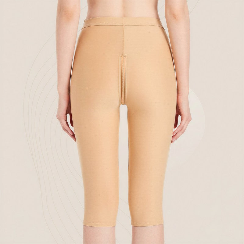 Plusock High-Waisted Dual-Zip Thigh-Shaping Capri Pants - image 5