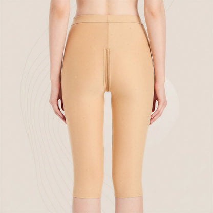 Plusock High-Waisted Dual-Zip Thigh-Shaping Capri Pants - image 5