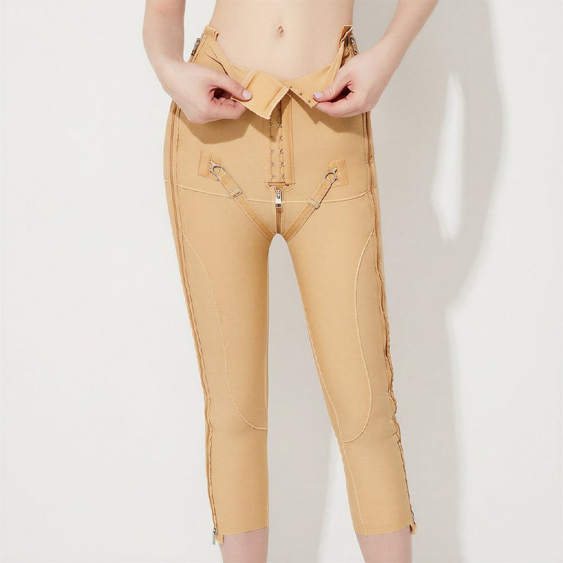 Plusock High-Waisted Adjustable Dual-Zip Capri Shaping Pants - image 6