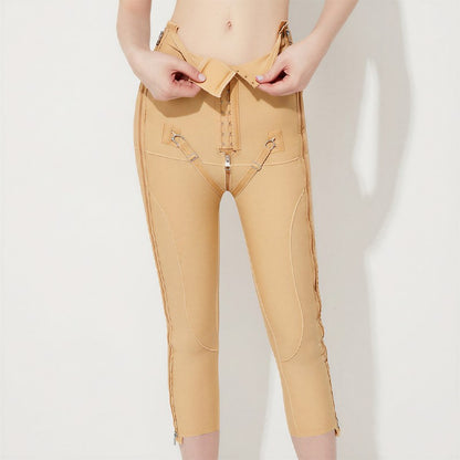 Plusock High-Waisted Adjustable Dual-Zip Capri Shaping Pants - image 6