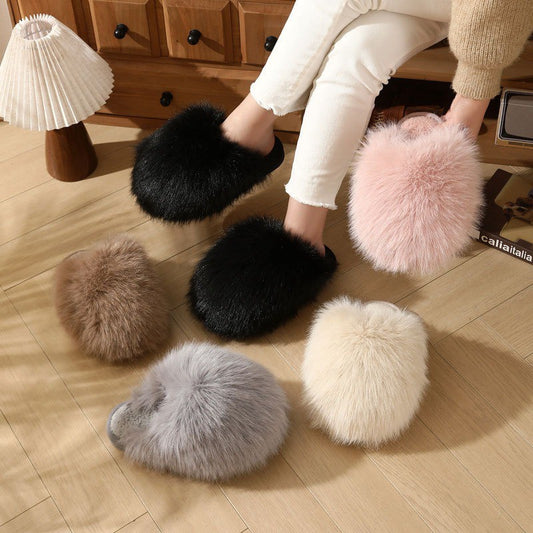 Plusock Plus Size Blush Plush Slippers - image 0