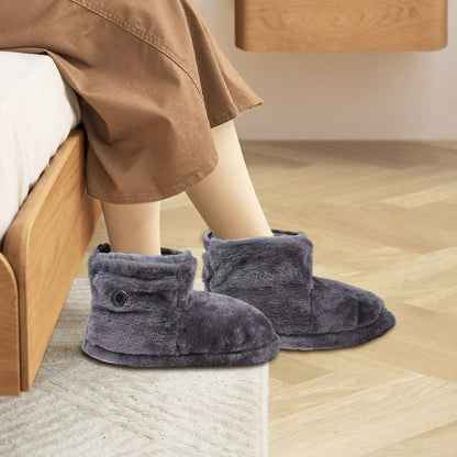 Plusock Heating Cozy Knit Plush Slipper Socks - image 3