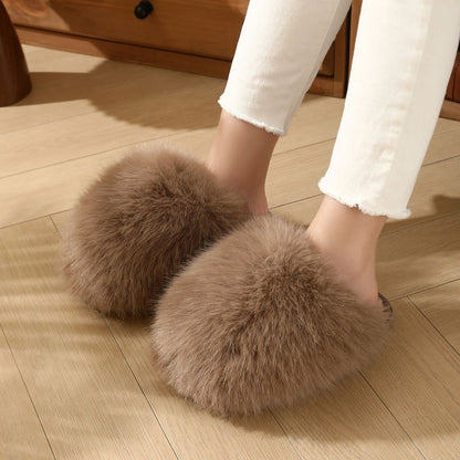 Plusock Plus Size Blush Plush Slippers - Coffee - EU44-45(US9-10) - image 6