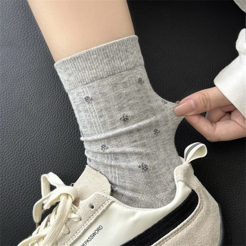 Plusock Casual Cotton Blend Crew Socks(5 Pairs) - image 2
