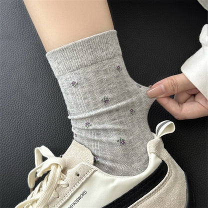 Plusock Casual Cotton Blend Crew Socks(5 Pairs) - image 2