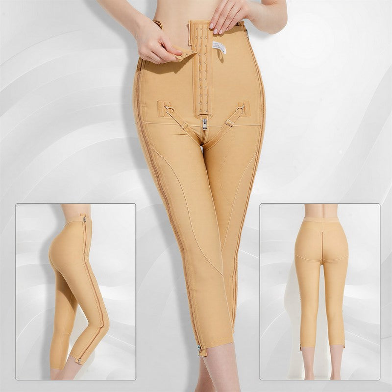 Plusock High-Waisted Adjustable Dual-Zip Capri Shaping Pants - image 9