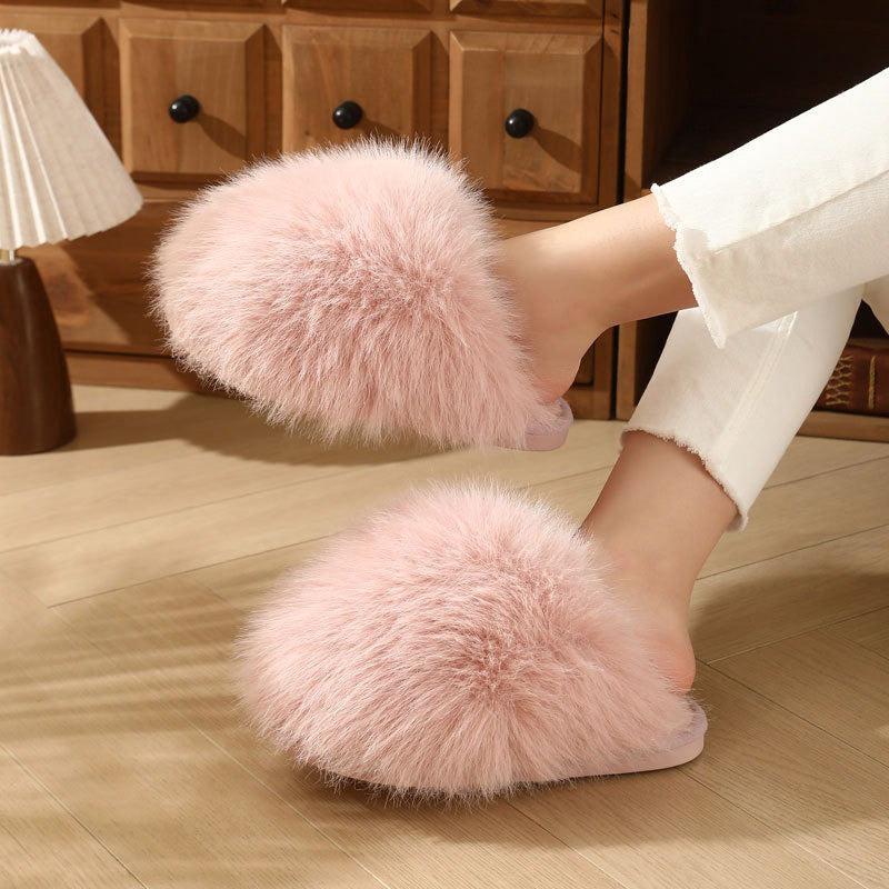 Plusock Plus Size Blush Plush Slippers - Pink - EU44-45(US9-10) - image 1