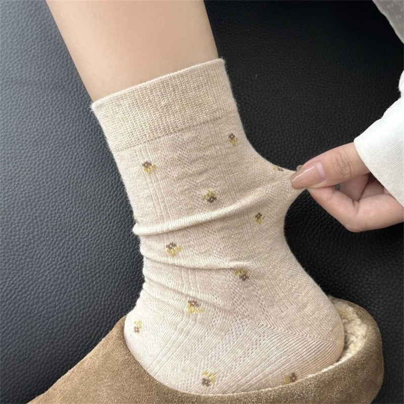 Plusock Casual Cotton Blend Crew Socks(5 Pairs) - image 1