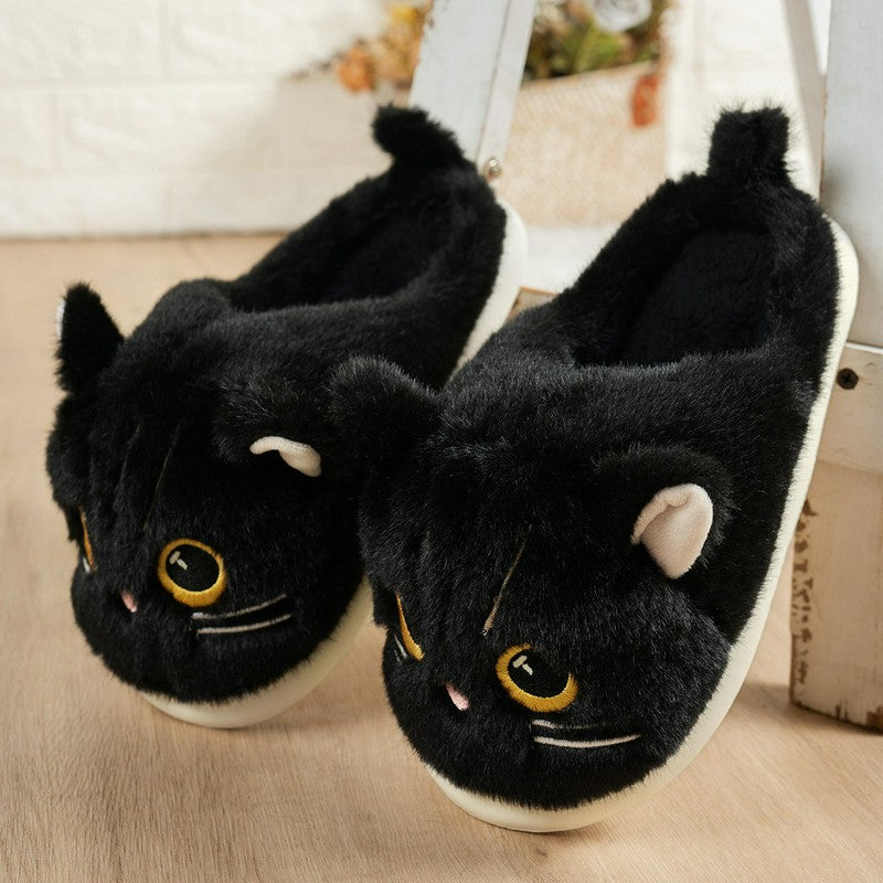 Plusock Cat Plush Soft Sole Indoor Slippers - image 11