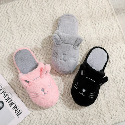 Plusock Cozy Cat Plush House Slippers - image 5
