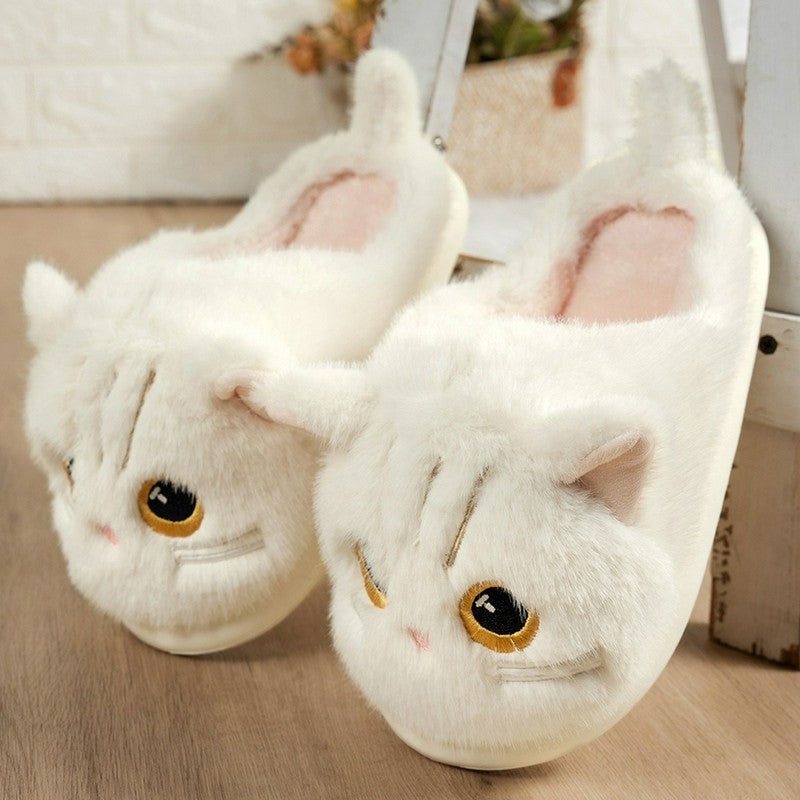 Plusock Cat Plush Soft Sole Indoor Slippers - image 9
