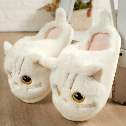 Plusock Cat Plush Soft Sole Indoor Slippers - image 9