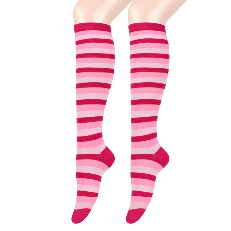 Plusock Soft Striped Knee High Socks (3 Pairs) - image 8