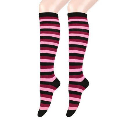 Plusock Soft Striped Knee High Socks (3 Pairs) - image 9