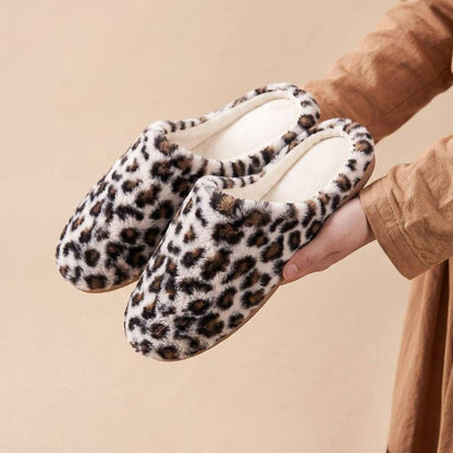 Plusock Cozy Leopard Plush Mule Slippers - image 5