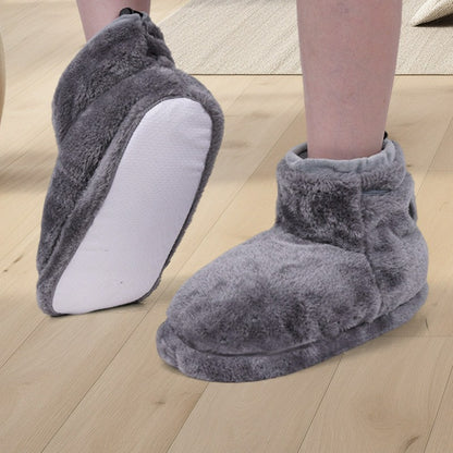 Plusock Heating Cozy Knit Plush Slipper Socks - image 1