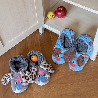 Plusock Tomato Blossom Coral Fleece Slipper Socks - image 7