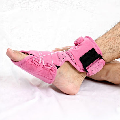 Plusock Adjustable Foot Drop Night Splint Ankle Brace - Pink - EU36-45(US3-11) - image 2