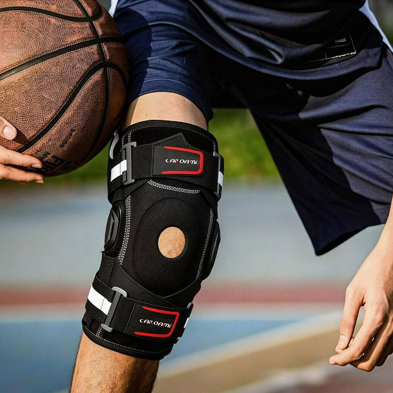 Plusock Hinged Stability Support Knee Brace - Black - 3XL - image 0