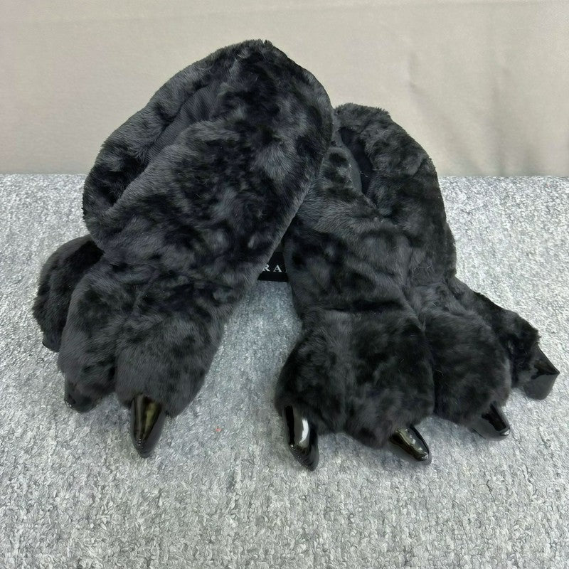 Plusock Monster Paw Plush House Slipper Socks - image 9