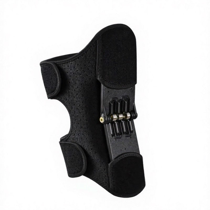 Plusock Breathable Carbon Spring Compression Knee Brace - Black - XL - image 6
