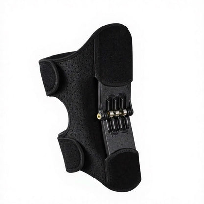 Plusock Breathable Carbon Spring Compression Knee Brace - Black - XL - image 6