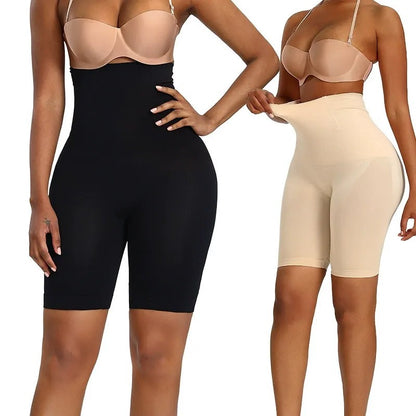 Plusock Seamless High Waist Sculpting Mid Thigh Shapewear Shorts - image 0