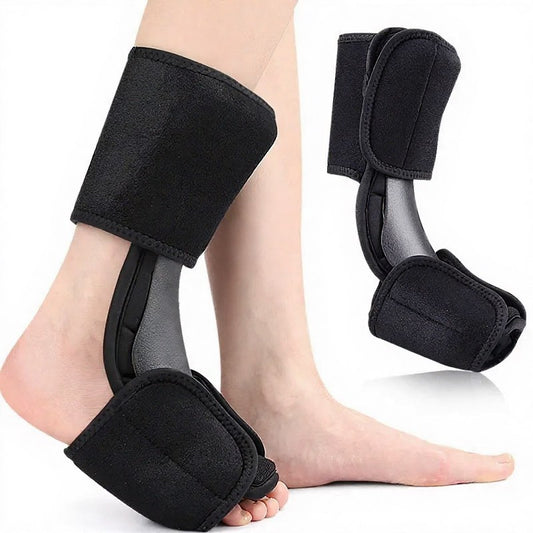 Plusock Adjustable Foot Drop Brace - Black - L/XL - image 0