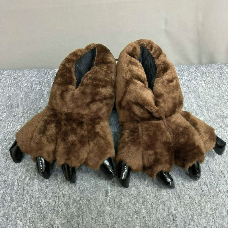 Plusock Monster Paw Plush House Slipper Socks - image 5