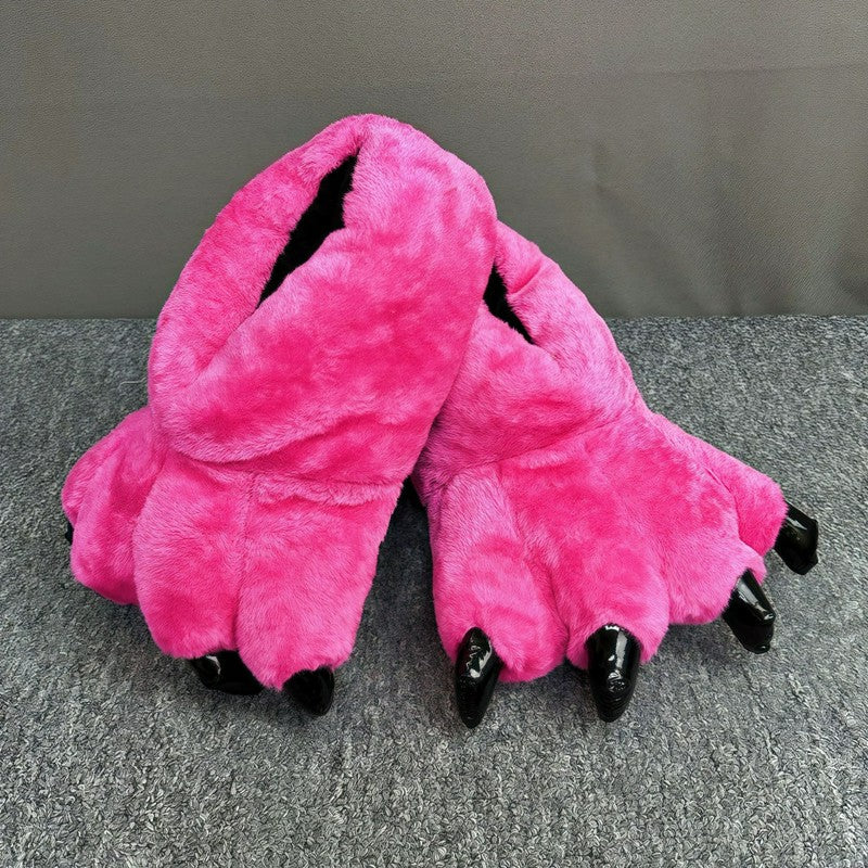 Plusock Monster Paw Plush House Slipper Socks - image 2