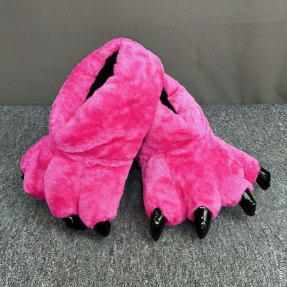 Plusock Monster Paw Plush House Slipper Socks - image 2
