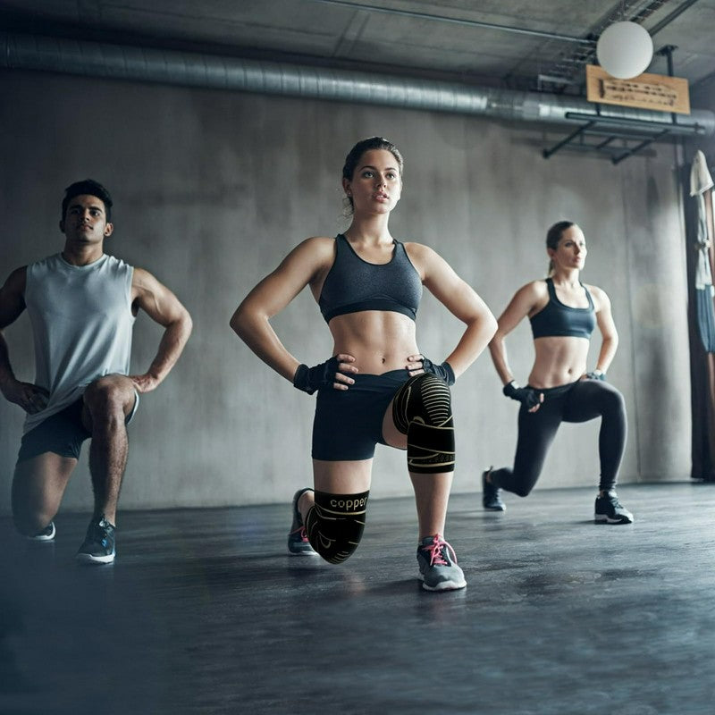 Plusock Copper Knit Compression Knee Brace - image 1