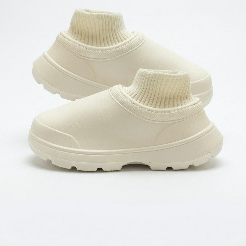 Plusock All Weather Knit Cuff Work Shoes - Beige - EU44-45(US10-11) - image 1
