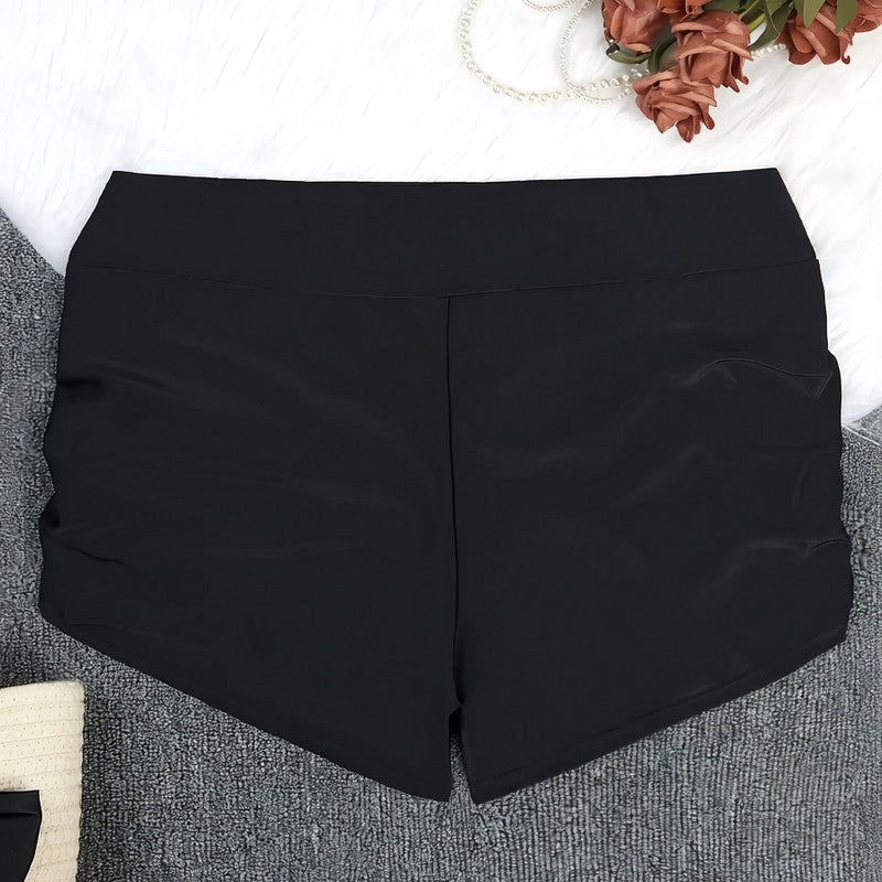 Plusock Black Ruched High Waist Swimwear - image 4