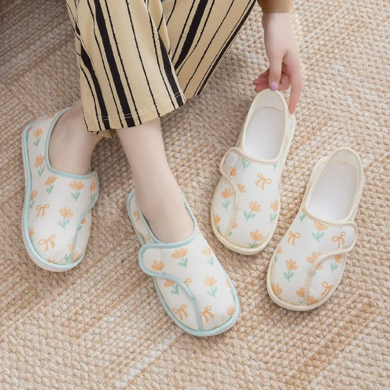 Plusock Adjustable Daisy Cotton Fluffy Shoes - image 0