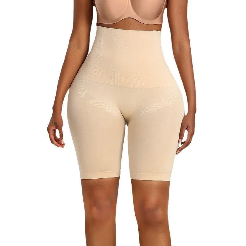 Plusock Seamless High Waist Sculpting Mid Thigh Shapewear Shorts - Nude - 5XL - image 3