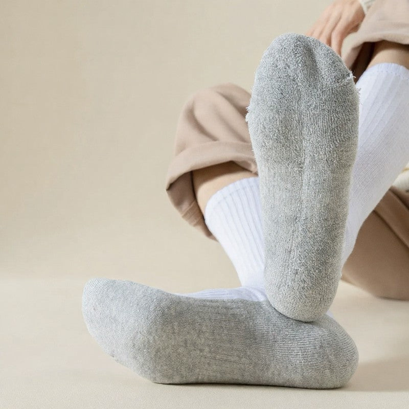 Plusock Plus Size Thickened Thermal Quarter  Socks(3 Pairs) - image 3