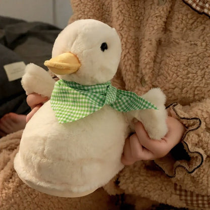 Plusock Plus Size Cozy Duck Scarf Plush Indoor Slippers - image 1