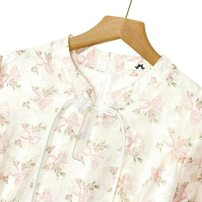 Plusock Romantic Floral Garden Midi Dress - image 1