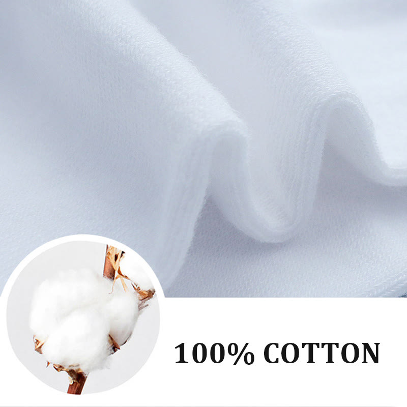 Plus Size Cotton Thick Quarter Socks(3 Pairs)