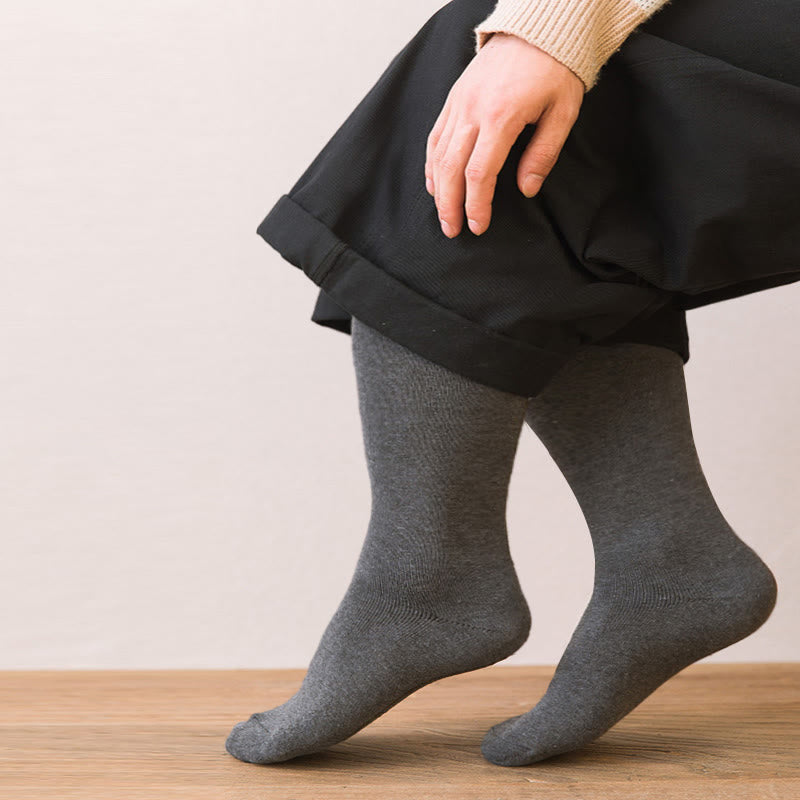 Plus Size Thickened Thermal Knee High Socks(5 Pairs)