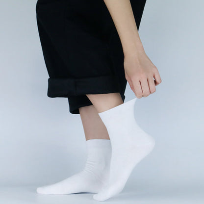 Plus Size Cotton Thick Quarter Socks(3 Pairs)