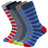 Plusock Pattern Funny Casual Dress Socks(5 Pairs)